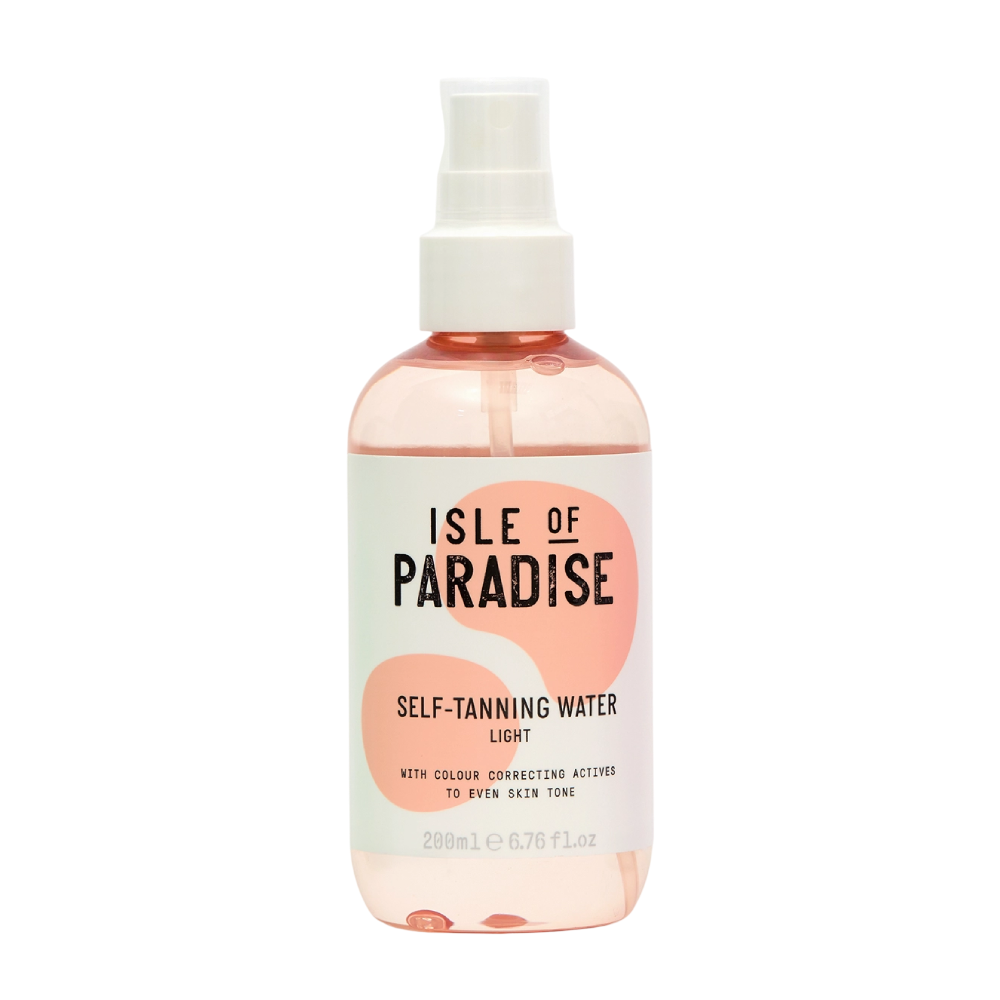 ISLE OF PARADISE Self-Tanning Water Light 200ml - Міст для автозасмаги у відтінку Light